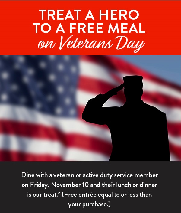 2023 Veterans Day Free Meals And Deals - EatDrinkDeals